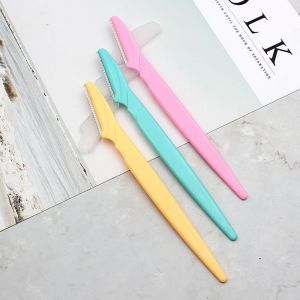 Ensemble De 3 Rasoirs À Sourcils, Tondeuse À Sourcils Et Tondeuse À Poils Faciaux Avec Protection Anti-Coupure Pour Femmes Et Hommes (3 Couleurs) - Neuf