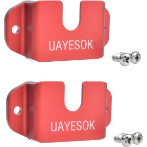 3 in 1 Walkie Talkie Holder for Car,Radio & Speaker & Microphone for Mobile Radio,with 3M Adhesive Back,for Baofeng,Kenwood,Motorola,Quansheng,Rot,2 Pack - Neuf