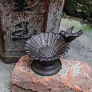 Bain Doiseaux En Fonte Mangeoire À Oiseaux Mangeoire À Oiseaux Vintage Pour - Neuf