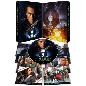 Timecop (1994) (Steelbook + 8 Cards) / Timecop, Polic&iacute;a En El Tiempo (Blu Ray) - Neuf