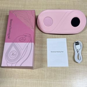 Ceinture Chauffante Vibrante Masseur 2 En 1 Avec 3 Modes,Dispositif De Tonification Musculaire Sans Fil Pour Soulager La Douleur Périodique Et Fitness Pour Tout Le Corps - Type Pink With Box - Neuf