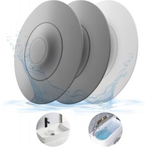3er Set Bouchon de Baignoire Universel,Bouchon de lavabo avec Fonction Tamis à Cheveux,Tamis de vidange en Silicone,Convient pour Le Bain et Le trempage dans la Baignoire.[Y126] - Neuf