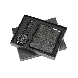 Montre De Luxe Pour Hommes Affaires Montres-Bracelets À Quartz Hommes Portefeuille Coffret Cadeau Pour Petit Ami - Neuf