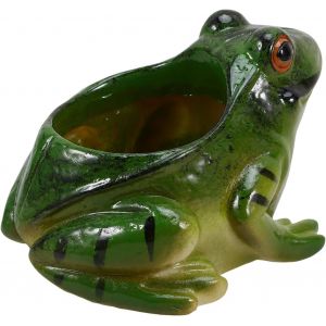 lbgwp60-Pot De Fleurs Vert Succulent Kit De Construction Figurine En Peluche Grenouille Plantes Plantes Plantes Entretien De L'Eau Intrigue Artificiel Décoration Pot Pour Plantes Succulentes Céramiqu - Neuf