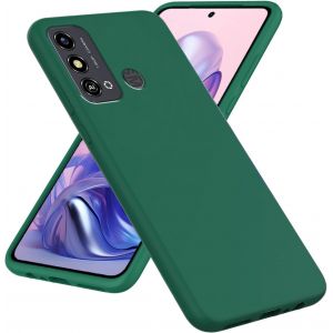 Coque Antichoc En Silicone Souple Pour Zte Blade A53 ¿ Bumper Protection Renforcée Vert, Durable Et Facile À Nettoyer - Neuf