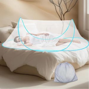 Kal-Moustiquaire Lit, 200 X 80 X 56 Cm, Moustiquaire Voyage, Moustiquaire De Lit Pliable, Moustiquaire Pop-Up De Voyage, Tente Moustiquaire, Pour Eviter Efficacement Les Moustiques - Neuf
