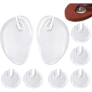 Kalanka-3 Paires De Coussinets De Protection Des Orteils Et 1 Paire De Coussinets De Protection De L'avant-Pied, Semelles Intérieures En Silicone, Coussinets Anti-Usure, Accessoires Pour Chaussures - Neuf
