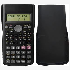 LETNERNY-Calculatrice Scientifique, Calculatrice Scientifique Avec 240 Fonctions Pour Étudiant, 2 Lignes, Calculatrice Scientifique Pour L'École Et Le Travail, Outils De Calcul Stationnaires, Noir - Neuf
