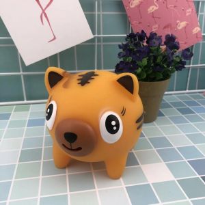 Dessin Anim&eacute; Animal Squeeze Tongue Out Rebond Stress Relief Enfants Jouet Poup&eacute;e Gift_Blue - Neuf