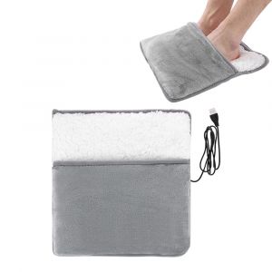 Chauffe-Pieds &Eacute;lectrique Usb Pour Hommes Et Femmes, Coussin Chauffant Rechargeable Pour Pieds Froids, C&acirc;ble De Chargement Inclus. - Neuf
