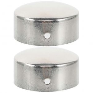 2pcs rond main courante extrémité bouchon bouchons trous bouchons main courante extrémités pour rail en bois - Neuf
