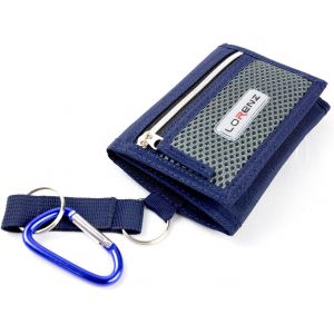 Senior-Portefeuilles De Sport Pour Garçons, Portefeuille En Toile À Trois Volets Pour Hommes Avec Poche Pour Pièces De Monnaie Et Porte-Cartes De Crédit, Portefeuille Imperméable Pour Adolescents[L1333] - Neuf