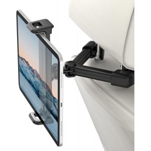 Support Tablette Voiture pour Appuie-t&ecirc;te (6-19 cm), Montage Facile, Rotation &agrave; 360&deg;, Porte Tablette Voiture pour 6&iquest; - 13&iquest; iPad/Samsung Galaxy Tab/Kindle/Fire HD/T&eacute;l&eacute;phones - Neuf