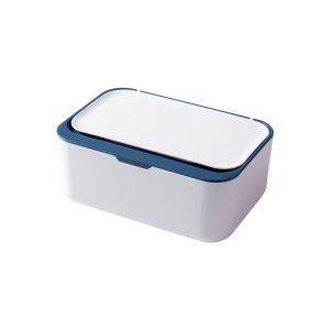 (Bleu)A Mouchoirs Avec Couvercle, Boîte À Lingettes Humides Étanche Poussière, Support Distributeur Mouchoirs Papier, Boîte De Papier Toilette, Boîte De Serviettes - Neuf