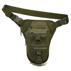 Sacoche De Cuisse Tactique Militaire Molle, Sacoche De Taille Croisée Pour Moto, Cyclisme, Équitation, Camping, Randonnée - Neuf