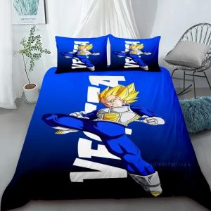 Housse De Couette Dragon Ball Comfort Housse De Couette Cartoon Twin Size Parures De Lit Pour Cadeaux De Noël Decoration D'intérieur - Neuf