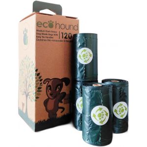 Letnerny-Oceanex Lot De 120 Sacs &Agrave; D&eacute;jections Canines De Taille Moyenne Avec Poign&eacute;es &Agrave; Nouer (8 Rouleaux De 15 Sacs) - Neuf