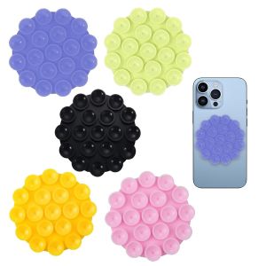 5 Pi&egrave;ces Supports T&eacute;l&eacute;phone &Agrave; Ventouse Silicone,Ventouses en Silicone,Ventouses Ventouses Autocollantes en Silicone pour Tous Mod&egrave;les De T&eacute;l&eacute;phone Portable, Verre Ou Miroir (5 Couleurs) - Neuf