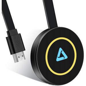 CHECARZHN--NO1-4K Adaptateur Hdmi Sans Fil, Dongle Hdmi Sans Fil Pour Tv Compatible Avec Android/I-Os/I-Phone/I-Pad, Prend En Charge Airplay/Dlna/Miracast - Neuf
