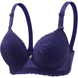 Soutiens-Gorge Sans Armatures Pour Femmes, Grande Taille, Confortables Et Doux, Bralettes De Maintien, Soutiens-Gorge Respirants Soutien-Gorge Grande Taille Soutien A Gorge Armature - Neuf