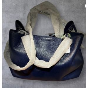 Sac &agrave; main ｜ Emporio Armani ｜ Y3D021 ｜Couleur Bleu Marine - Neuf