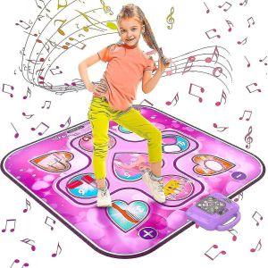 Tapis De Danse Musical Pour Enfants De 3 À 12 Ans, Idéal Comme Cadeau D'anniversaire. Ce Tapis De Danse Lumineux À Led Est Doté De Lumières Led. - Neuf