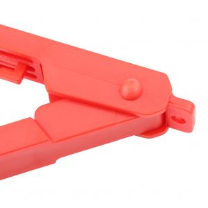 Pince A Poisson Portable Pour Barbecue D'exterieur, Support De Poignee, Controleur, Pince, Accessoires De Peche, Outil Rouge - Neuf