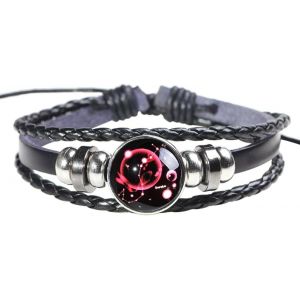 Kal-Bracelet En Cuir Constellation Réglable Punk Avec Perles Multicouches Tressées Pour Homme Et Femme - Neuf