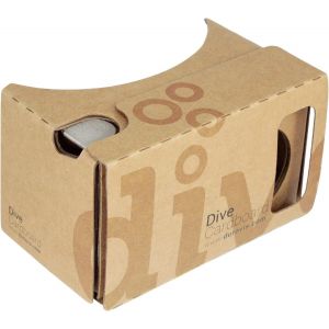 Durovis Dive Cardboard 6 - Marron - Lunettes De Réalité Virtuelle Vr Inspirées De Google Cardboard V2 Pour Les Smartphones Iphone Et Android Tels Que Samsung, Xiaomi, Huawei, Etc. (4,0 À 6,1[Z372] - Neuf