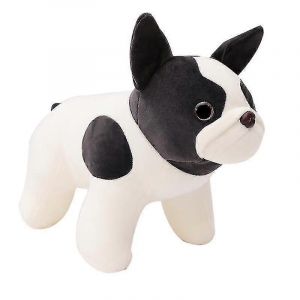 Peluche bouledogue français mignonne, jouet de simulation, poupée de chiffon, poupée pour enfants, oreiller, cadeau - Neuf