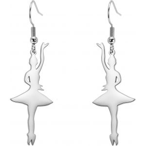 Kal-Boucles D'oreilles Gymnastique Ballerine Boucles D'oreilles Danse Ballerine Boucles D'oreilles Pendantes Danse Ballerine Inspiration Bijoux Danse Ballerine Cadeaux De Récital Pour Femmes - Neuf