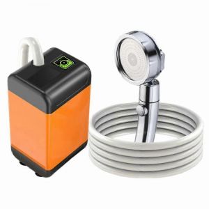 Douche Portable De Camping Avec Pompe &Eacute;lectrique Rechargeable - Neuf