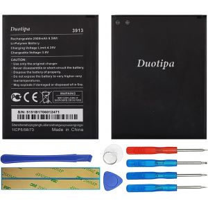 Batterie de rechange pour Wiko 3913 compatible avec Wiko 3913 Wiko Lenny 4 Wiko Lenny 4 Plus Batterie avec outils - Neuf