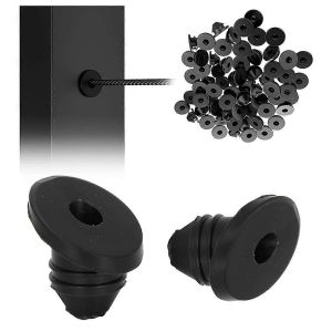 Kit de garde-corps de câble à 30 degrés,manchons de protection de poteau de garde-corps de câble de 1/8 po pour fil de 1/8 po 5/32 po 3/16 po - Neuf