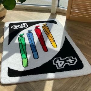 Sjzg-Tapis Uno Rug En Forme De Carte 60 X 90 Cm - Doux, Mignon, Antid&eacute;rapant, Lavable - Tapis Pour D&eacute;coration Chambre, Entr&eacute;e Int&eacute;rieur Ext&eacute;rieur, Salle De Bain, Cuisine (Carte +4 Joints) - Neuf