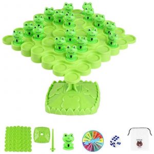 Kit De Jeu D'&eacute;quilibre Interactif Avec Grenouille Arboricole - Jeu De Soci&eacute;t&eacute; &Eacute;ducatif Pour Enfants Avec Apprentissage Des Nombres Et Activit&eacute;s Amusantes - Neuf