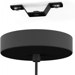 Suspension Luminaire Grizedale,Lustre Au Design Japonais,Lampe De Pladond Suspendue Pour Salon Et Salle &Agrave; Manger,M&eacute;tal Noir Et Laiton,Douille E27,&Oslash; 50 Cm - Neuf