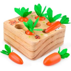 ERYI-Jouet En Bois 1 2 3 An Bebe Enfant, Montessori Jouet Enfant 1 2 3 An Bebe Enfant Cadeau 1 2 An Jeux Éducatifs 18 Mois 1 2 Ans Bebe Enfant Puzzle Bois Fille Garçon Anniversaire Cadeau Bebe 1 2 An - Neuf