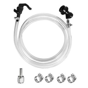 Kit d'assemblage de ligne de bière à verrouillage à bille de 5 pieds,déconnexion rapide de verrouillage à bille de tube pour distribution de bière Cornelius - Neuf