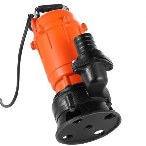 Pompe Submersible pour Eaux Us&eacute;es-Duoku-550 W-Fonte-D&eacute;bit de 18 000 L/h-Hauteur de Refoulement jusqu'&agrave; 10 m - Neuf