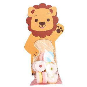 Sac cadeau de bonbons en forme d'animal de dessin anim&eacute;,mignon lapin lion,d&eacute;coration A - Neuf