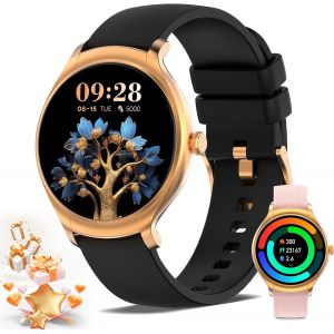 Montre Connectée Femme Avec Appel Bluetooth,1.39"" Inch Touchscreen Montre Intelligente Avec 113 Modes Sport Fréquence Cardiaque Moniteur De Sommeil Etanche Ip68 Montre Pour Android Iphone - Neuf