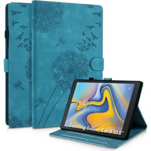 LORANKA-Coque Samsung Galaxy Tab A 10,5 Pouces Pissenlit Housse en Tablette Cuir TPU Cover Case &Eacute;tui Housse de Protection pour Samsung Galaxy Tab A 10,5 Pouces 2018 SMT590/T595/T597 Bleu - Neuf