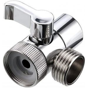 Bras de douche 3 voies (cuivre), adaptateur pour pommeau de douche, répartiteur de robinet de douche, vanne de dérivation pour toilettes, douche, cuisine - Neuf