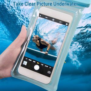 éTui De TéLéPhone éTanche Lumineux, Sac Sec Universel Pour TéLéPhone Portable Pour La PlongéE En Plein Air - Neuf