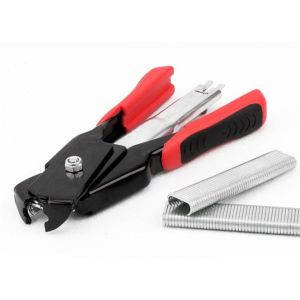 Cl&ocirc;ture De L'anneau Pince Pour C-Bagues En M&eacute;tal, Cl&ocirc;ture Des Pinces, Des Pinces Pour La Connexion De Grillage Et Cl&ocirc;ture De Maille Avec 1000 Pinces &Agrave; Circlip, 2,5 X 9 X 18,5 Cm - Neuf