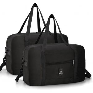 Kalanka-Palamea Sac 40x20x25 Ryanair Bagage De Voyage L&eacute;ger Et Pliable Bagage Cabine 40x25x20 Easyjet Sac De Voyage Sac De Sport Pour Voyage Sport Gym 2pack Noir - Neuf