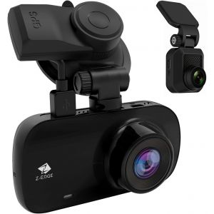 Z-Edge Dashcam Voiture Gps Intégré Wifi 2K+1080P Avant &Arrière Double Objectif,Caméra Embarquée 2.7'' Grand Angle 155°,Enregistrement En Boucle,Mode Stationnement,Support Stockage Externe 256Go - Neuf