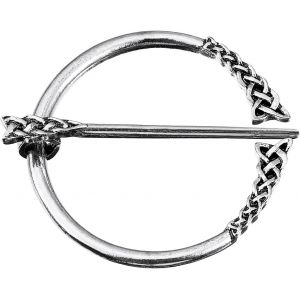 Kjdal-Ancien Broche Cape Broche,P&eacute;nannulaire Broche Cape Fermoir Foulard Broche Ch&acirc;le Broche Cardigan Broche Boucle Pour Femme Homme Costume Accessoire(Argent) - Neuf