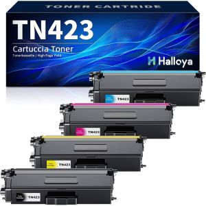 Tn423 Lot De 4 Cartouches De Toner De Rechange Pour Brother Tn423 Tn421 Pour Brother Hl-L8260Cdw Hl-L8360Cdw Mfc-L8690Cdw Mfc-L8900Cdw Dcp-L8410Cdw Dcp-L8410Cdn - Neuf